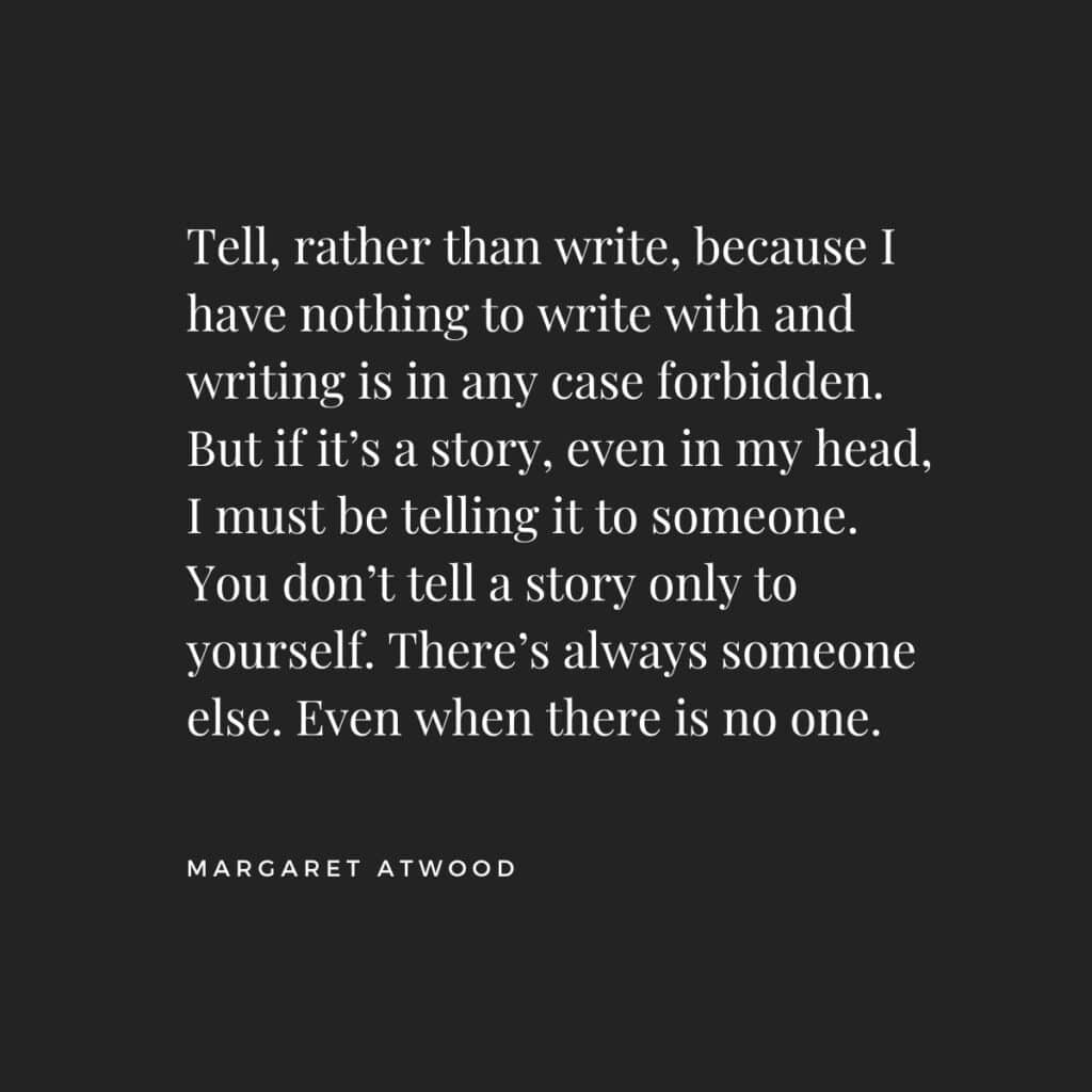 margaret atwood quotes on writing
