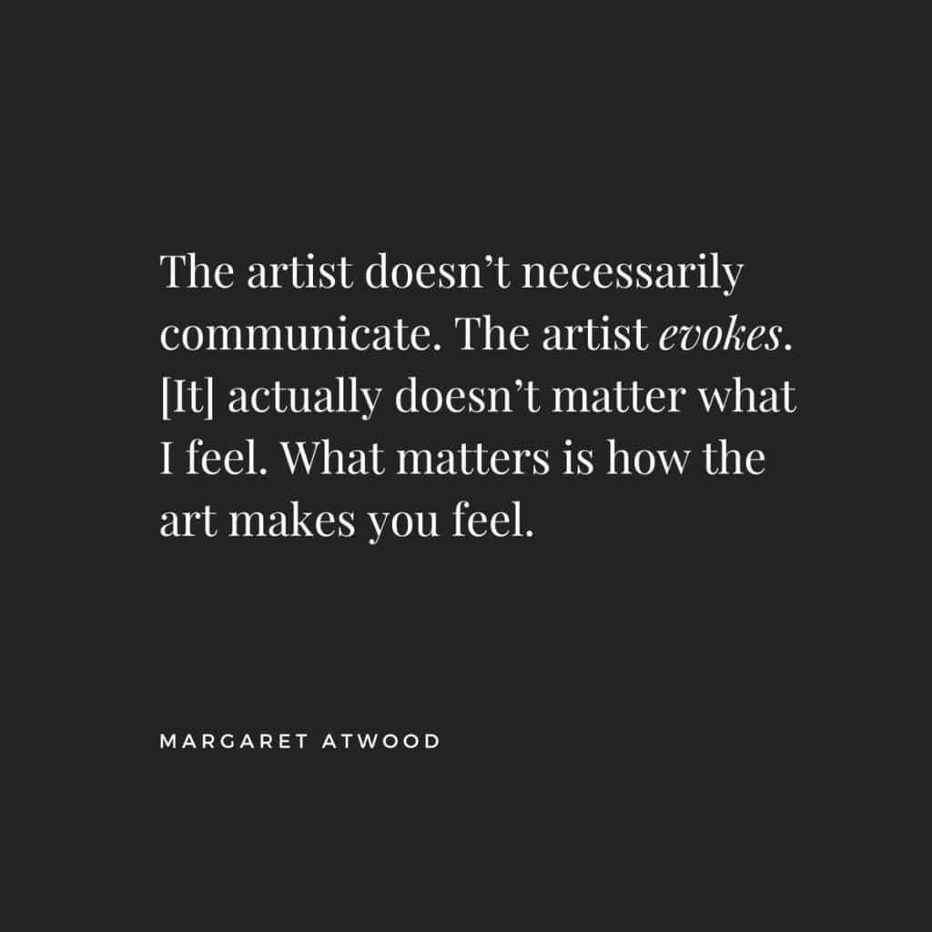 margaret atwood quotes on writing